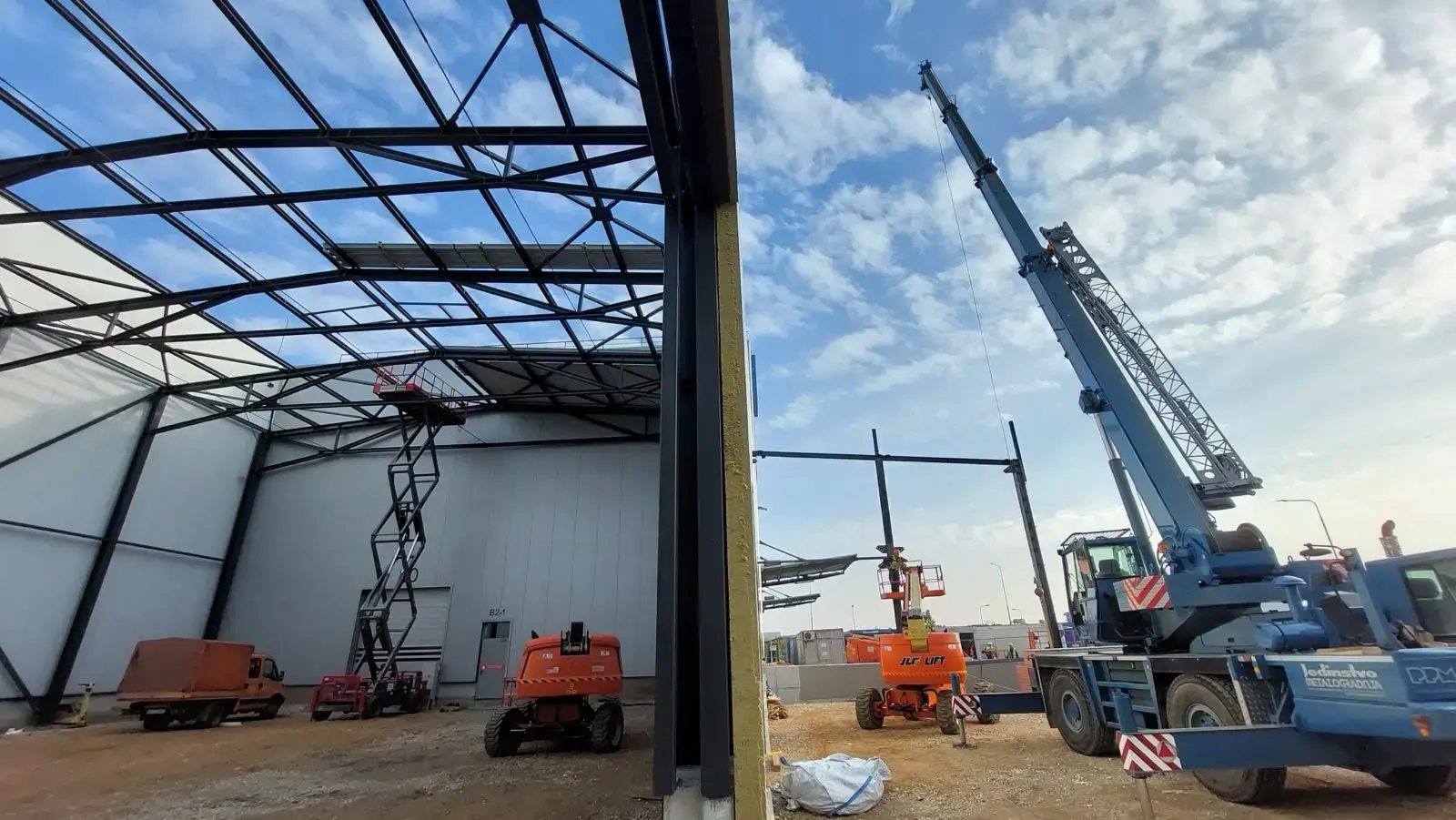 Radovi u toku na gradilištu kompanije Resa Gradnja – izgradnja objekata širom Srbije